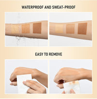 DRTRU Leg Makeup Waterproof No Transfer, Leg Make Up to Cover Veins, Leg and Body Scar Tattoo Cover Up, Light, Easy Application, Concealer Full Coverage(#2 Wheat Color, 4 FL OZ)