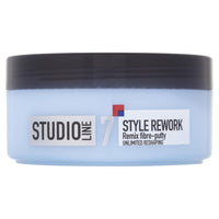 L'Oreal Paris Studio Line Remix Fibre Putty, Texturised Effect Styling Putty That Does Not Harden and Can Be Reworked and Remoulded for Short Styles Throughout the Day, Remix Fibre Putty, 150ml