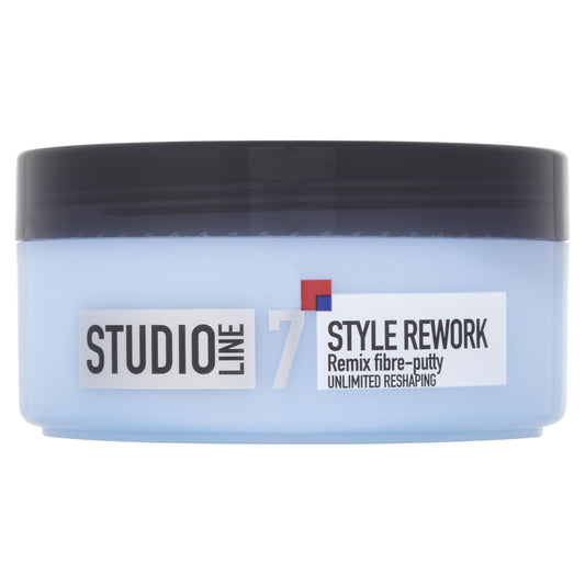 L'Oreal Paris Studio Line Remix Fibre Putty, Texturised Effect Styling Putty That Does Not Harden and Can Be Reworked and Remoulded for Short Styles Throughout the Day, Remix Fibre Putty, 150ml