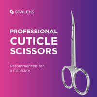 Staleks STALEKS PRO Expert 50 Type 3 Professional Cuticle Scissors - Pack of 1 - Model SE-50/3