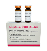 [WHITESILK ㅡmedical grade] Skin Repairing and hydra-vital Rejuvenation Ampoule Serum―([Stem cell + ATP + nano-Hyaluronic + (plant) 9-Exosome) Formula (10ml x 2vials)