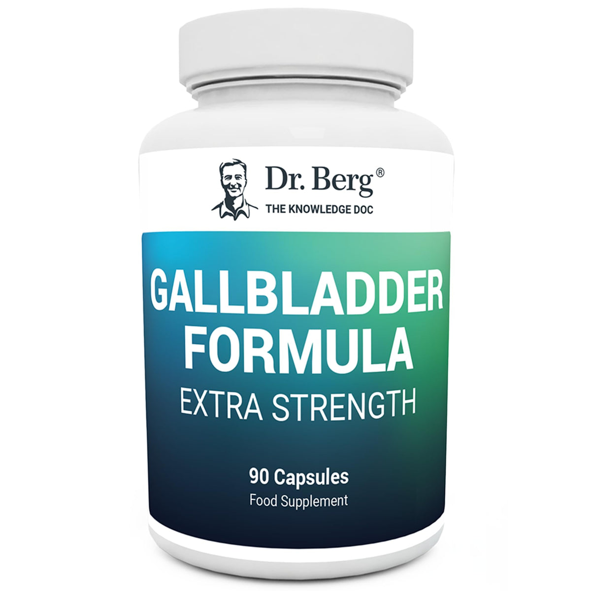 Dr. Berg Nutritionals Dr. Berg's Gallbladder Formula Extra Strength - Promotes Digestive Comfort & Improved Absorption of Nutrients & More Satisfied After Meals - 90 Capsules