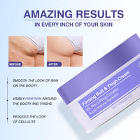Firming Butt & Thigh Cream - Sculpt & Tone Arm Cream - Crepey Skin Treatment Smooths Wrinkles, Deeply Hydrates - Firming Cream For Loose Skin - Body Moisturizer for Women
