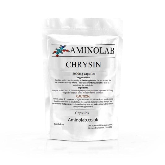 Aminolab - High Strength Chrysin 2000mg 30 Capsules