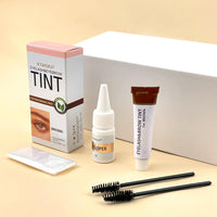 DMQ 2-In-1 Tint Kit,Black Eyebrow,Eye Lash Tint Kit,Eyelash Dye Kit Black Natural Eyebrow And Eyelash Tint,Eye Brow Dye,Black Lash Tint,Instant Color-Last 8 Week&Full Brows