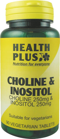 Health Plus Choline & Inositol Vitamin B Supplement - 90 Tablets