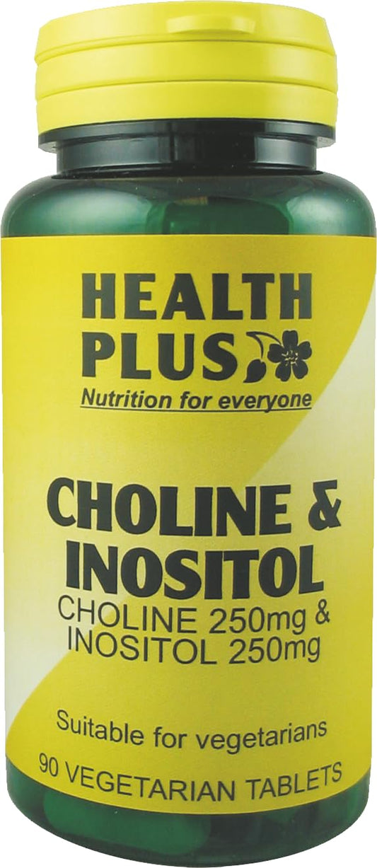 Health Plus Choline & Inositol Vitamin B Supplement - 90 Tablets