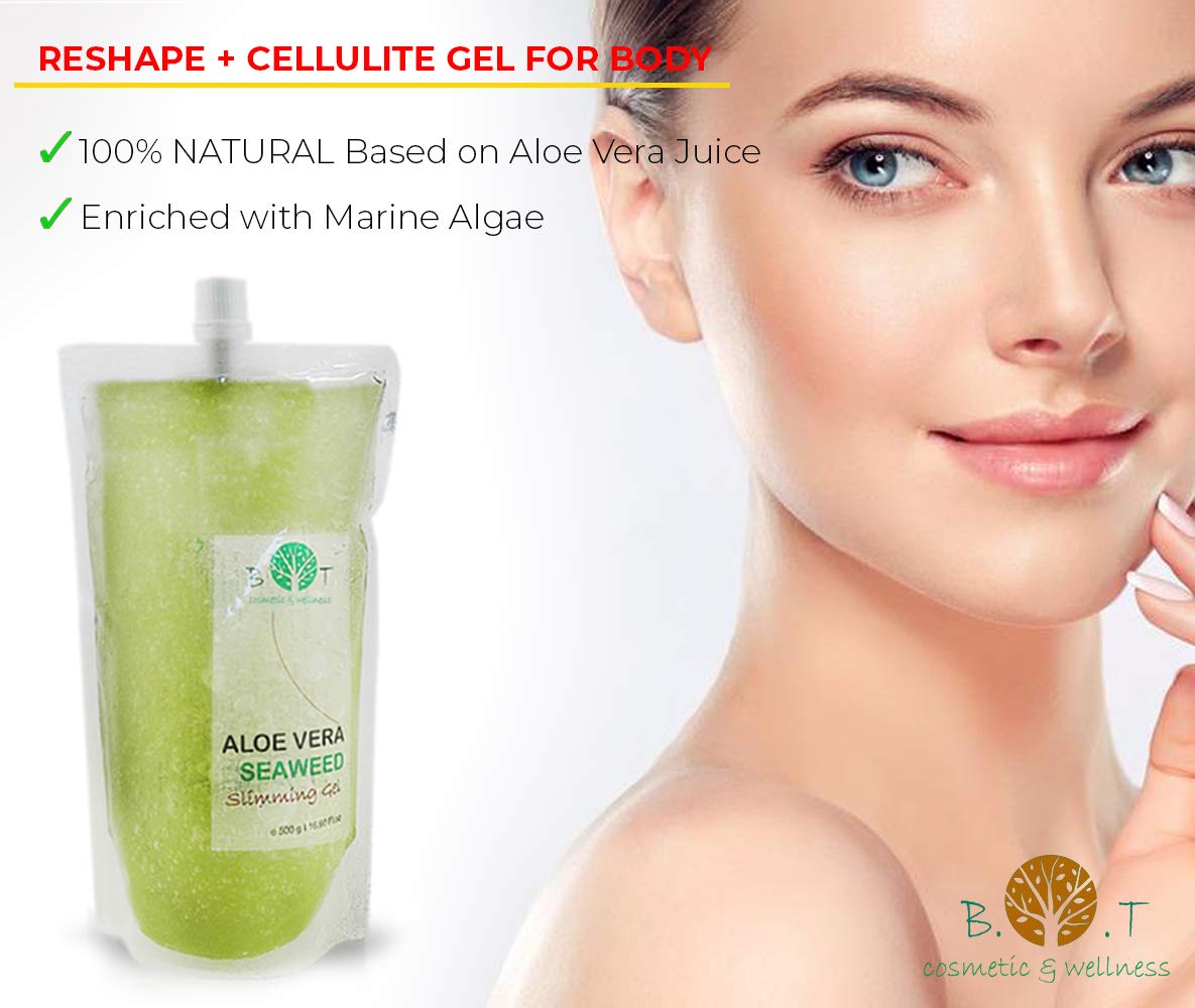 B.O.T. cosmetics & wellness B.O.T 3 in 1 Aloe Vera & Seaweed Gel from the French Brittany for Slimming & Firming Body Care - 500 ml