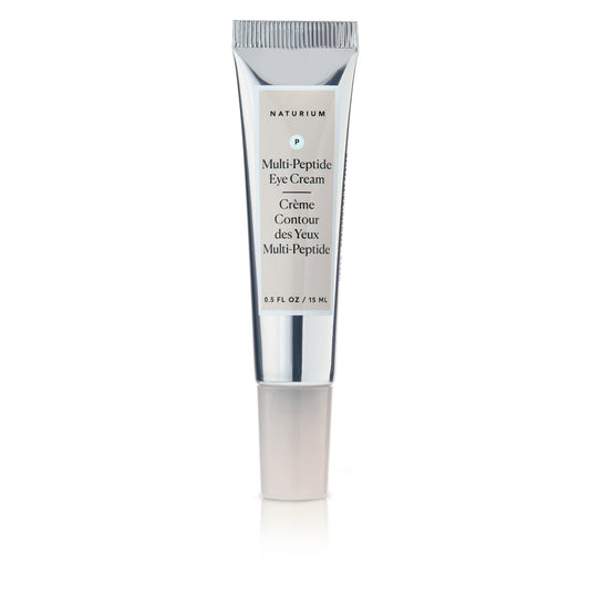 Naturium Multi-Peptide Eye Cream, Smoothing Skincare, with Squalane & Hyaluronic Acid | 0.5 FL OZ / 15 ML