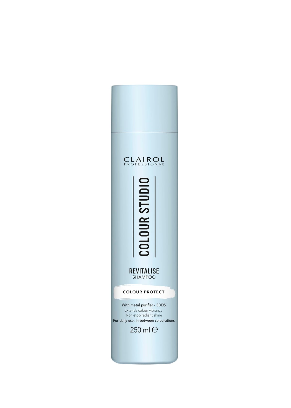 Clairol Professional Colour Studio | Step 3 Revitalise | Colour Protect Shampoo for Coloured Hair | Prolongs colour vibrancy with non-stop shine | All hair types | Vegan | 250 ml