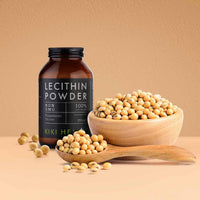 KIKI HEALTH KIKI Health Non-GMO Lecithin Powder Food Supplement | Embrace Culinary Excellence & Nutritional Support | Elevate Your Recipes with Versatile Soy-Based Emulsifier | Thickener Perfect for Vegan - 200g