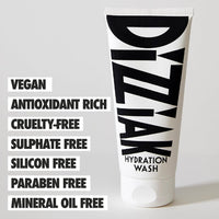 DIZZIAK Hydration Wash: Hair Shampoo, Scalp-Friendly Cleanser, Deep Cleansing & Long Lasting Hydration for All Hair Types, Refreshing & Smoothing, Vegan - 200ml