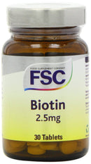 FSC 2.5mg Biotin 30 Tablets