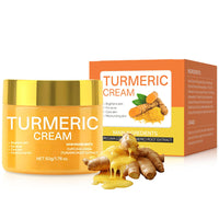 BoloShine Turmeric Face Cream, Anti-Wrinkle Skin Lightening Cream, Facial Moisturiser, Dark Spot Corrector Remover, Soothing Hydrating Brightening for Face & Body, 50g