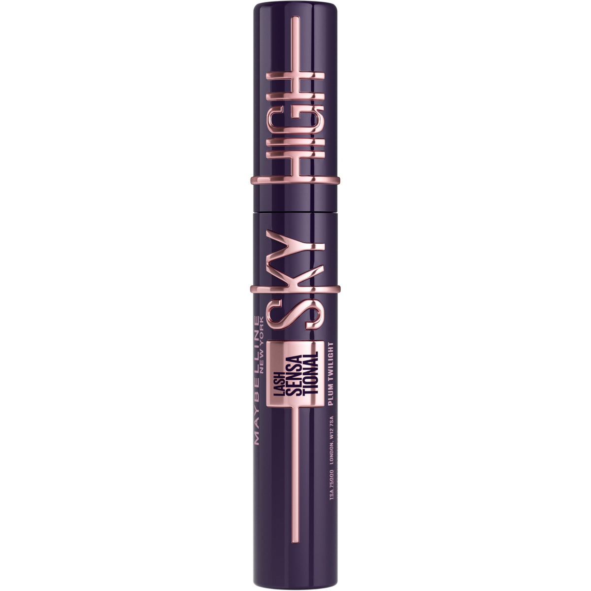 Maybelline Purple Mascara, Lash Sensational Sky High Volumizing & Thickening, Eyelash Lengthening, Flake-Free Formula, Washable Coloured Mascara, Full Volume Mascara, Colour: Plum Twilight