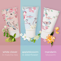 Cath Kidston Hand Cream 3x 30ml, Shea Butter, 3 Fragrances, Hand Care Moisturiser, Pocket and Travel Size, Vegan and Cruelty Friendly, Beauty Gift For Her, Blossom Birds Collection