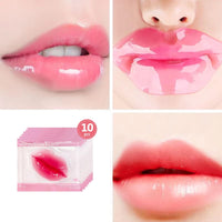 Mori Kamei 10pieces of collagen crystal lip mask nourish, moisturize, protect lips, resist aging, exfoliate skin, prevent chapped and dry skin and other problems