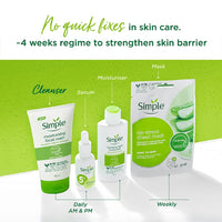 Simple Moist Foam Face Wash, 150 ml, single unit