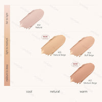 Ownest KYDA Mushroom Head Air Cushion BB Cream, Concealer Lasting Nude Makeup Moisturizing Brightening Pigment CC Liquid Foundation, Even Skin Tone Makeup Base BB Cream -(Natural)