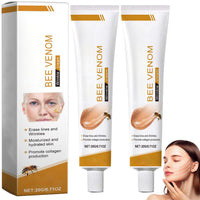 ALLILUYAA 2PCS Furzero Bee Venom Anti-Wrinkle Cream, Furzero Bee Venom Wrinkle Removal Cream, Anti-Wrinkle Moisturiser for Face and Neck, Bee Venom Anti-Wrinkle Cream for All Skin Types
