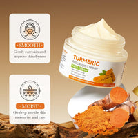 YUYUE-YY Turmeric Face Cream, Aanti Aging Cream For Radiant and Glowing Skin, Reduce Dark Spots & Hyperpigmentation, Refining Pores, Anti Ageing Moisturiser Cream for Women & Men - Brightening (Turmeric)