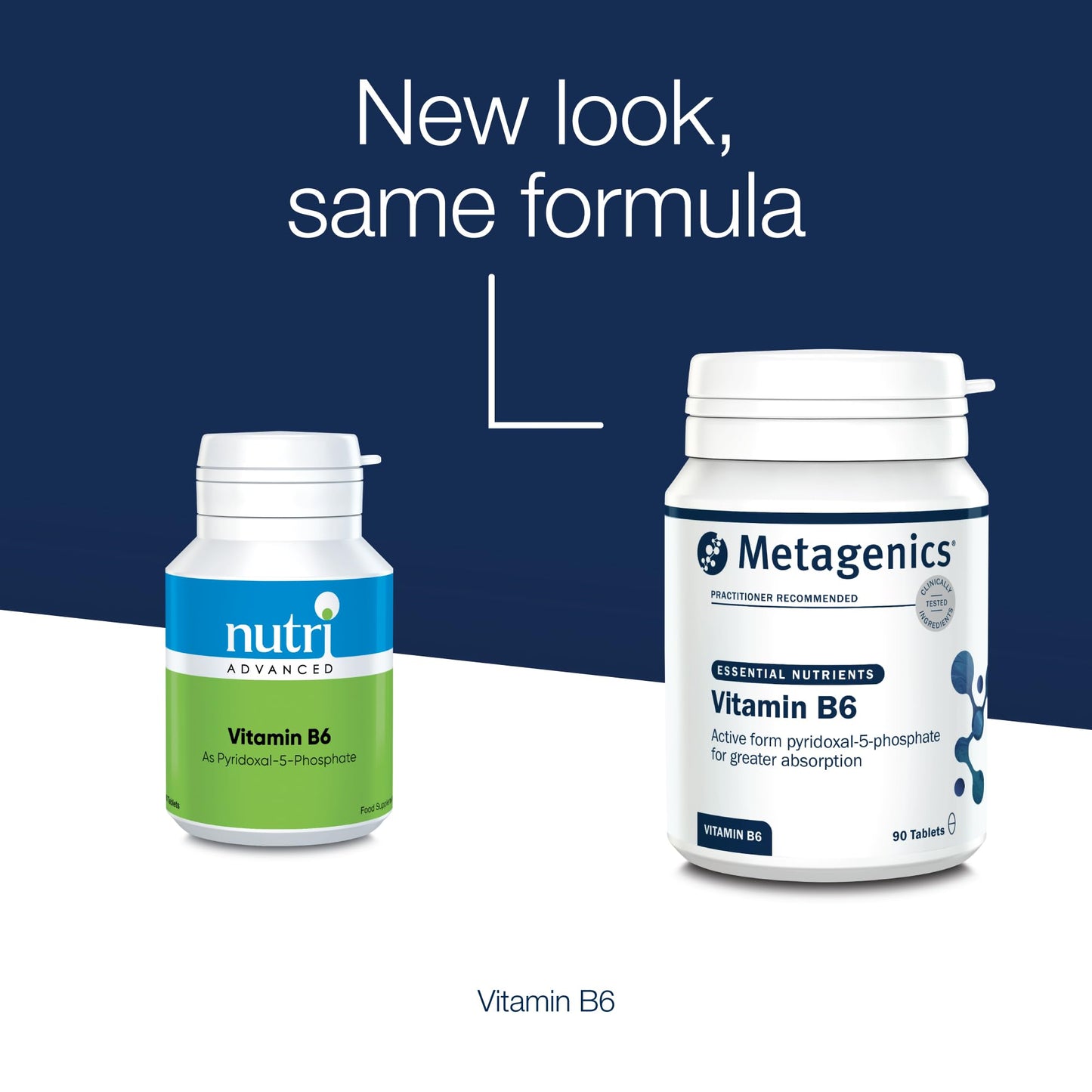 Metagenics Vitamin B6 Active Form - Vegan & Gluten Free Supplement - 90 Tablets