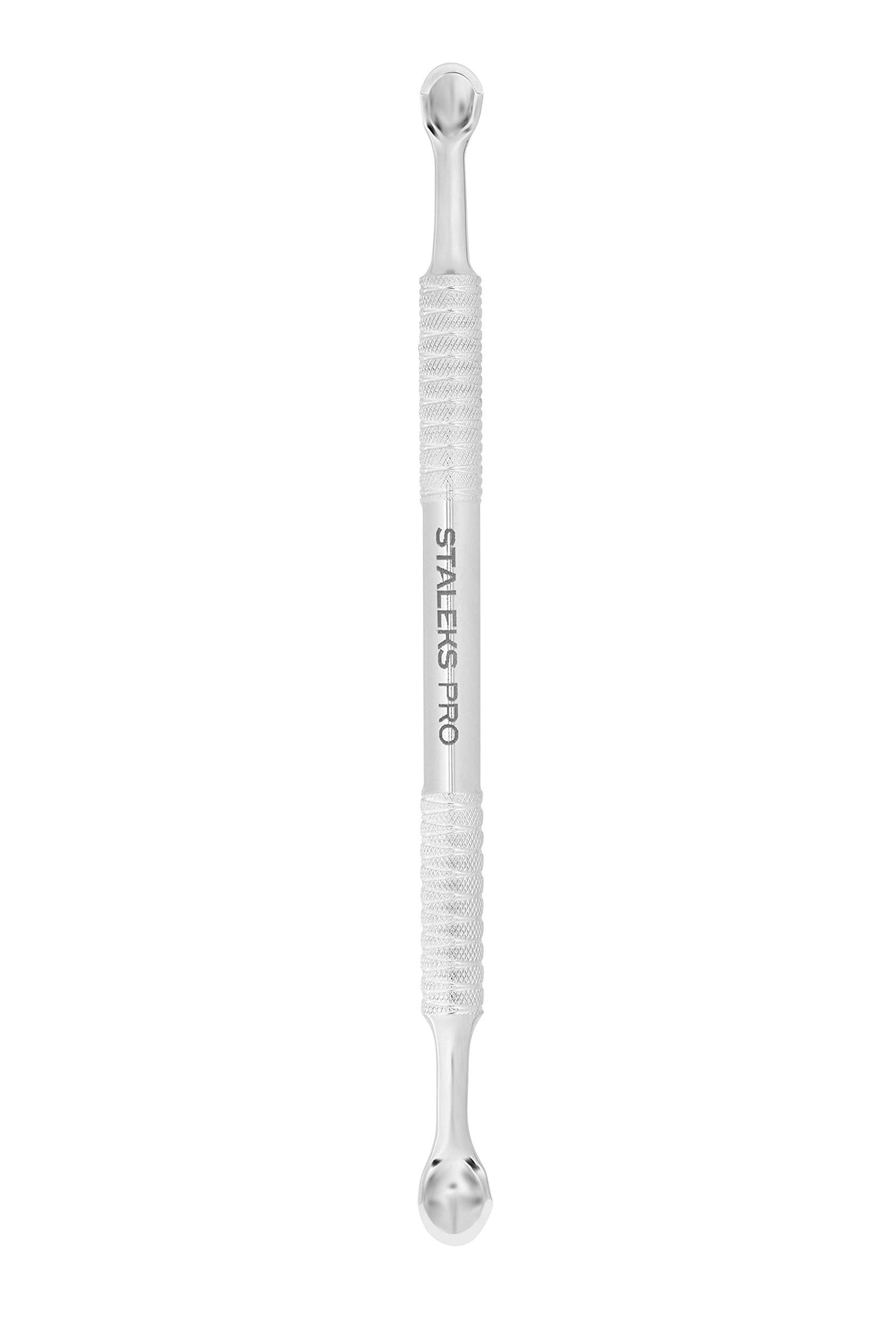 VJ Cuticle Pusher EXPERT 52 Staleks Manicure Pedicure New (PE-52/1 ROUNDED CURVED PUSHER SLIM + BROAD) Professional pusher for salon use