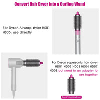 Chuancheng Round Volumizing Brush for Dyson for Airwrap HS01/HS05 Attachment, Part No.969489-01 970750-01 for Limp Flat Hair