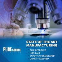 Pure Source Nutrition Folic Acid Tablets 400 mcg Vegan Vitamin B9 Tablets - Pregnancy Care - Normal Function of Immune System & Supports Maternal Tissue Growth - Reduce Tiredness and Fatigue by PSN (180 Tablets)