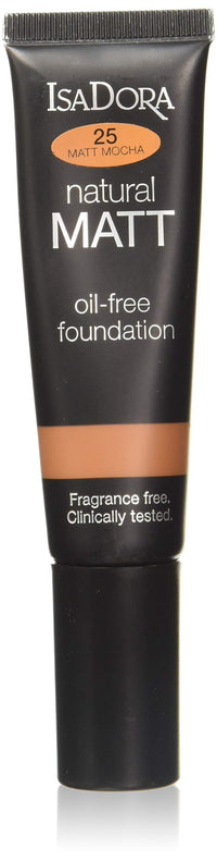 Isadora IsaDora Natural Matt Oil-Free Foundation 35ml - 25 Mocha