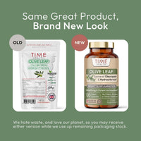 Time Health Olive Leaf Extract - Spanish Source - UK Made - Zero Additives - Pullulan (120 Count (Pack of 1))