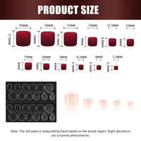 Wormeer 24Pcs French Tip False Toenails - Short Square Nude Pink for Women - Full Cover Fake Nails Set - White French Tip Press on Toenails - Fake Nails Art Kit (Pink & White Nail)