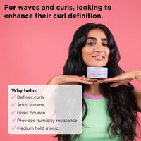 Noughty 97% Natural Howdy Curls Spring Back Gel Creme, Formulated for Curly and Wavy Hair, with Sea Kelp and Wheat Bran Extract 200ml