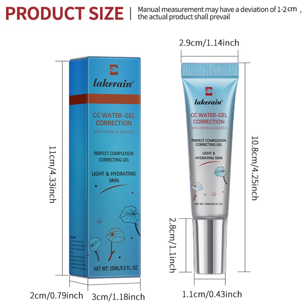 JEMPET Color Correcting CC Cream with Centella Asiatica(Blue)