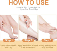 EveBeaty Intensive Honey Foot & Hand Cream for Dry, Cracked Skin – Moisturize Heels & Hands for Men & Women – 40g (40 Ml, 1pcs)