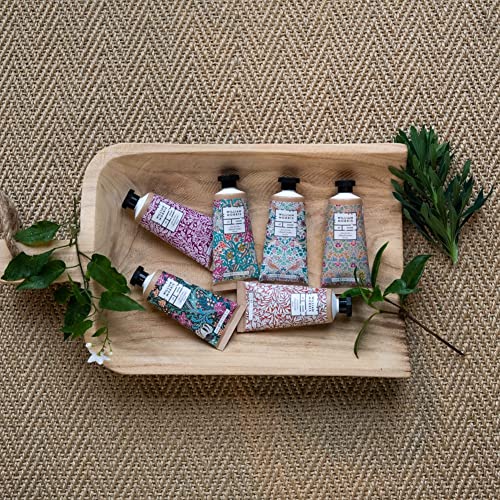 William Morris At Home Foliage Aloe & Lime Hand Care Cream | Enriched with Shea Butter | Cruelty Free & Vegan Friendly | Travel Friendly Size | 50ml