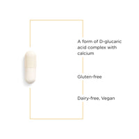 Integrative Therapeutics - Calcium D-Glucarate - Supports Detoxification Systems and Healthy Estrogen Metabolism* - 90 Capsules