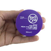 Redone Hair Styling Aqua Wax Violetta 50ml | Travel Size | Strong Hold | Hair Gel Wax | Ultra Hold | Lavender Scent | Men & Women Hair Wax | Maximum Control