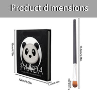 AYNKH Black Smokey Eyeshadow Palette Makeup, Halloween Black Eyeshadow Palette, 9 Colors Black Silver Gray White Highly Pigmented Gothic Makeup Matte Glitter Eyeshadow Palette for Girls and Women