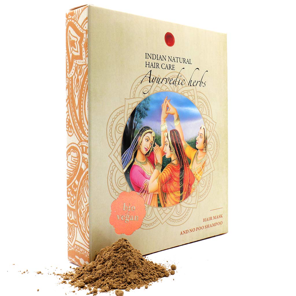 INDIAN NATURAL HAIR CARE Ayurvedic Herbs for Healthy Hair - Fresh & Pure Organic - 200g - Indian Natural Hair Care