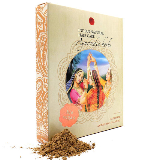 INDIAN NATURAL HAIR CARE Ayurvedic Herbs for Healthy Hair - Fresh & Pure Organic - 200g - Indian Natural Hair Care