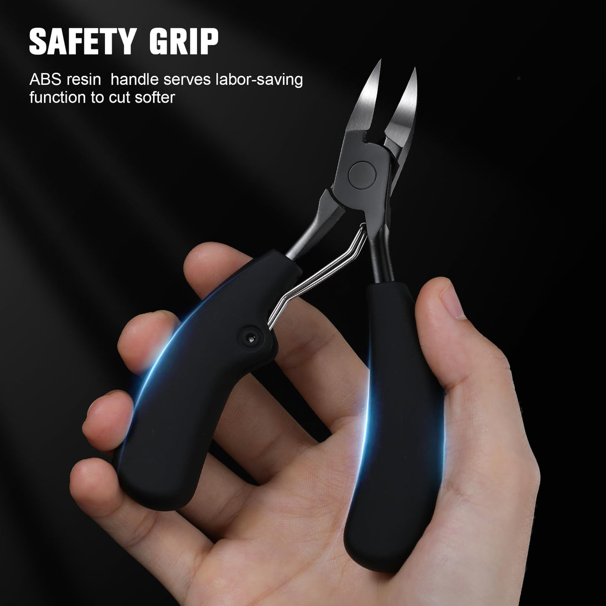 BEZOX Precision Toenail Clippers for Thick or Ingrown Toenails- Podiatrist- Professional Large Nail Clipper Grooming Tool