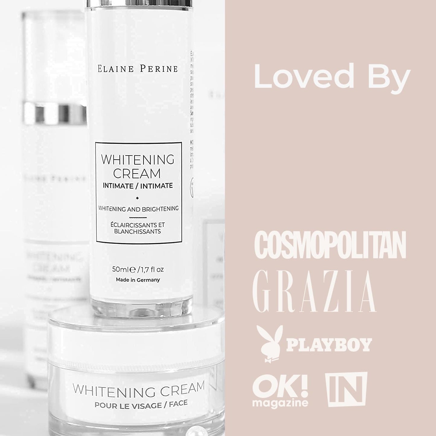 ELAINE PERINE PARIS Skin lightening cream also for sensitive parts by Elaine Perine™ | 𝗠𝗔𝗗𝗘 𝗜𝗡 𝗚𝗘𝗥𝗠𝗔𝗡𝗬…