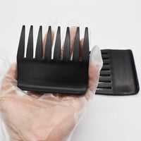 AIRERA 2 Pieces Professional Pompadour Streaker Afro Hair Combs, Mens Slickback Styling Comb, Wide Tooth Wet Pick Hair Beard Comb, Anti-Static Heat Resistant Hairdressing Shower Comb for Men Salon (B)