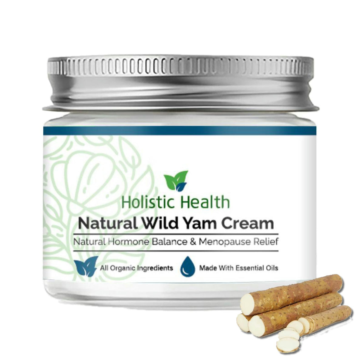 Ingzy Wild Yam Cream, Wild Yam Cream for Hormone Balance, Organic Wild Yam Cream for Menopause, Support Hormone Harmony, Women Wild Yam Root Cream Skin Moisturizer, 50g