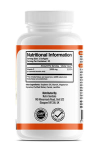 Alphaplus Liposomal Vitamin C Capsules - 2000mg Pure Extra High Strength Formulation | 60 Soft Gels | Pure Vegan Liposomal Vitamin C | Immune Booster |