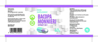 Hepatica Bacopa Monnieri (Brahmi) 8,000mg Equivalent | 400mg 20:1 Leaf Extract | 120 Vegan Capsules | Ayurvedic Herb | 3rd Party Lab Tested