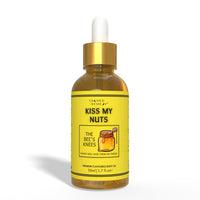 Sacred Remedy The Bee's Knees | Kiss My Nuts Premium Moisturising Oil for Men. Get Smoother, Softer, Sweeter Skin & Prevent Chaffing. Non-Greasy Flavoured Formula for Ultimate Comfort [50ml]