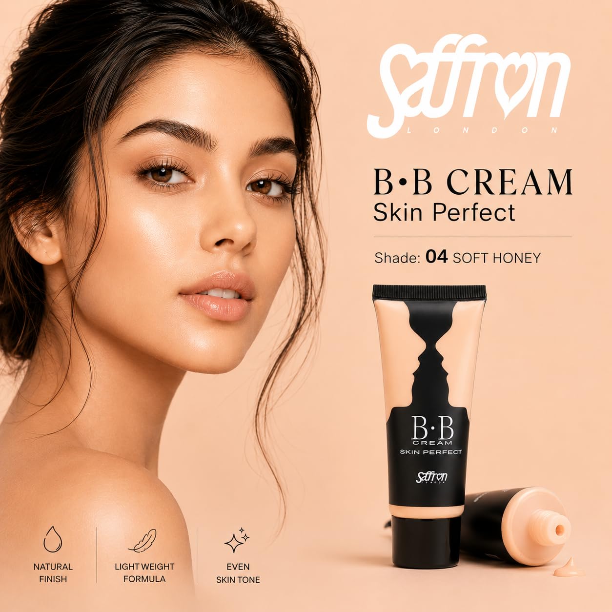 Saffron LONDON Saffron - BB Cream #150 (04 Soft Honey)