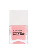 Nails Inc 45 Second Speedy Gloss, Knightsbridge Nights Out, Peach, No Chip, Long Lasting, Quick Dry, Air Dry, Professional Manicures & Pedicures, Fingernails & Toenails, Vegan Nail Polish, 14 ML